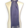 Ascott & Hemley Scarves Ascott & Hemley - Navy Cashmere Scarf