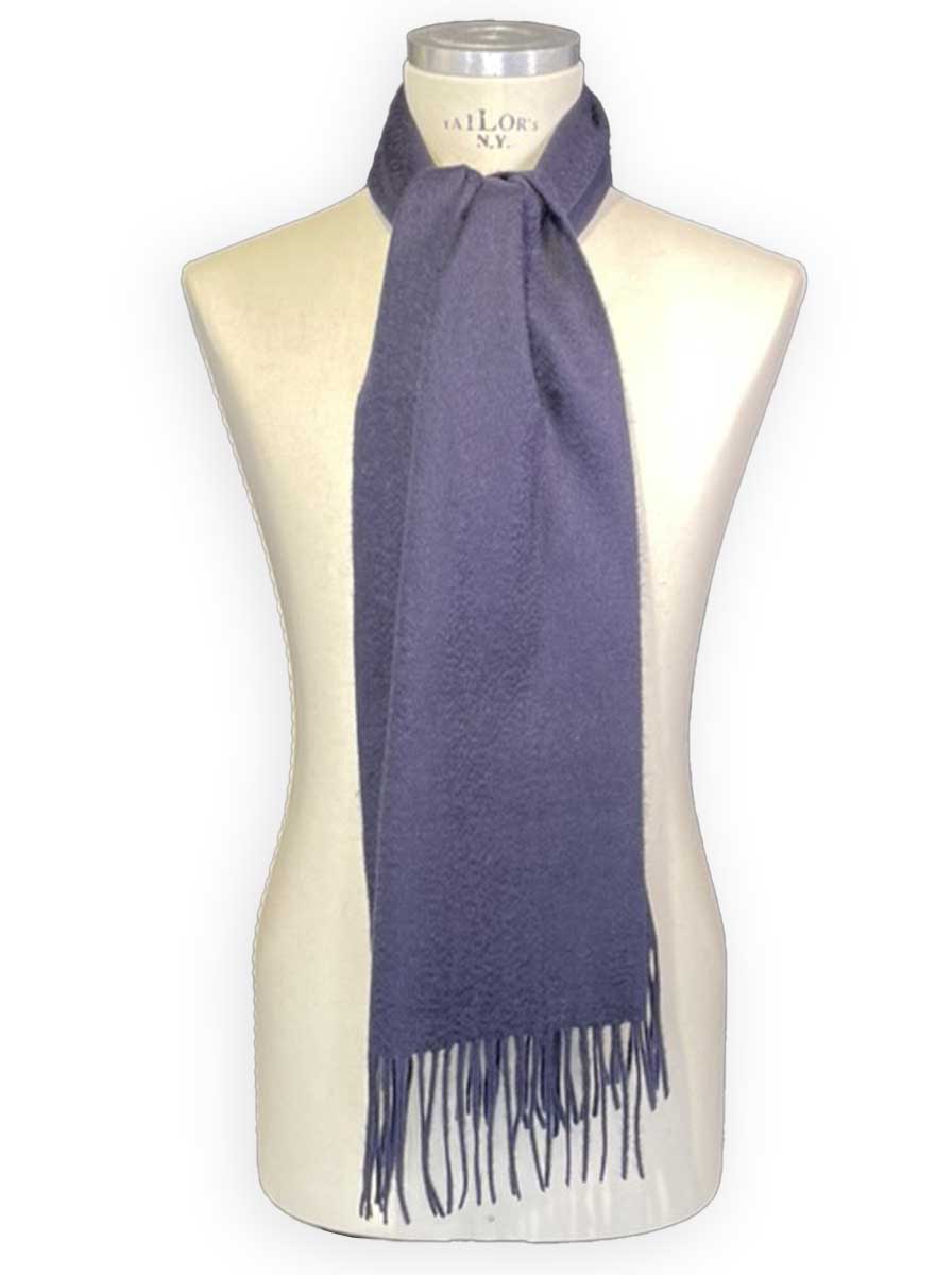 Ascott & Hemley Scarves Ascott & Hemley - Navy Cashmere Scarf