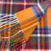 Ascott & Hemley Scarves Ascott & Hemley - Orange Wool/Cashmere Tartan Scarf