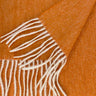 Ascott & Hemley Scarves Ascott & Hemley - Orange Wool/Cashmere Twill Scarf