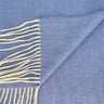 Ascott & Hemley Scarves Ascott & Hemley - Sky Wool/Cashmere Twill Scarf