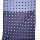 Ascott & Hemley Scarves Ascott & Hemley - Viscose Reversible Light Blue/Navy Scarf