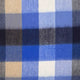 Ascott & Hemley Scarves Ascott & Hemley - Wool/Cashmere Box Check Blue/Sky/Beige Scarf