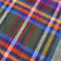 Ascott & Hemley Scarves Ascott & Hemley - Wool/Cashmere Tartan Check Green/Yellow/Blue/Purple Scarf
