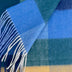 Ascott & Hemley Scarves Ascott & Hemley - Yellow/Blue/Green Wool/Cashmere Check Scarf