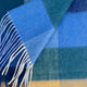 Ascott & Hemley Scarves Ascott & Hemley - Yellow/Blue/Green Wool/Cashmere Check Scarf