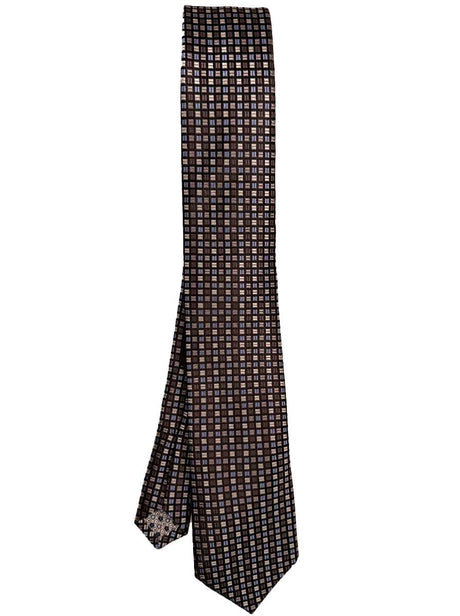 Ascott & Hemley Square neat print tie