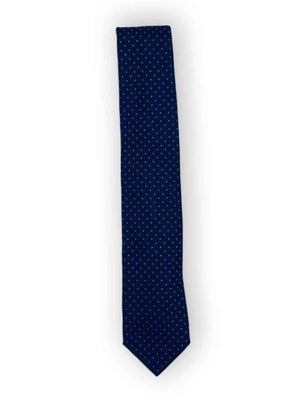 Ascott & Hemley Tie Ascott - Spotted Textured Silk Tie