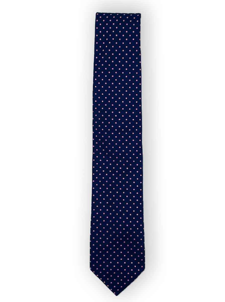 Ascott & Hemley Tie Ascott - Spotted Textured Silk Tie