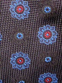 Ascott & Hemley Ties Medallion Print Tie