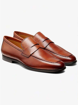 Barker Shoes & Boots Barkers - Capri Tan Slip-on Loafer
