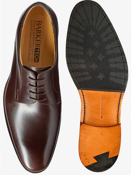 Barker Shoes & Boots Barkers - Ellon Dark Walnut Calf Shoe
