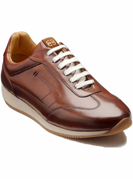 Barker Shoes & Boots Barkers - Sharpe Walnut Calf Sneaker
