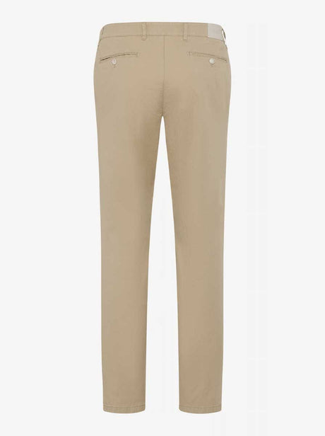 Brax Chinos/Trousers Brax - Everest Cotton Beige Cotton Chino