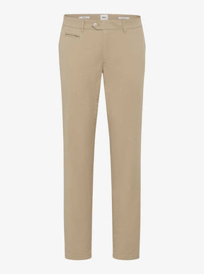 Brax Chinos/Trousers Brax - Everest Cotton Beige Cotton Chino