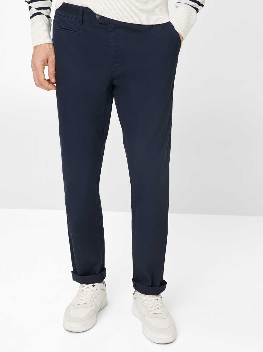 Brax Chinos/Trousers Brax - Everest Cotton Navy Cotton Chino