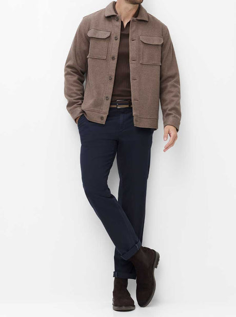 Brax Chinos/Trousers Brax - Everest: Triple Stone Cotton Navy Chino
