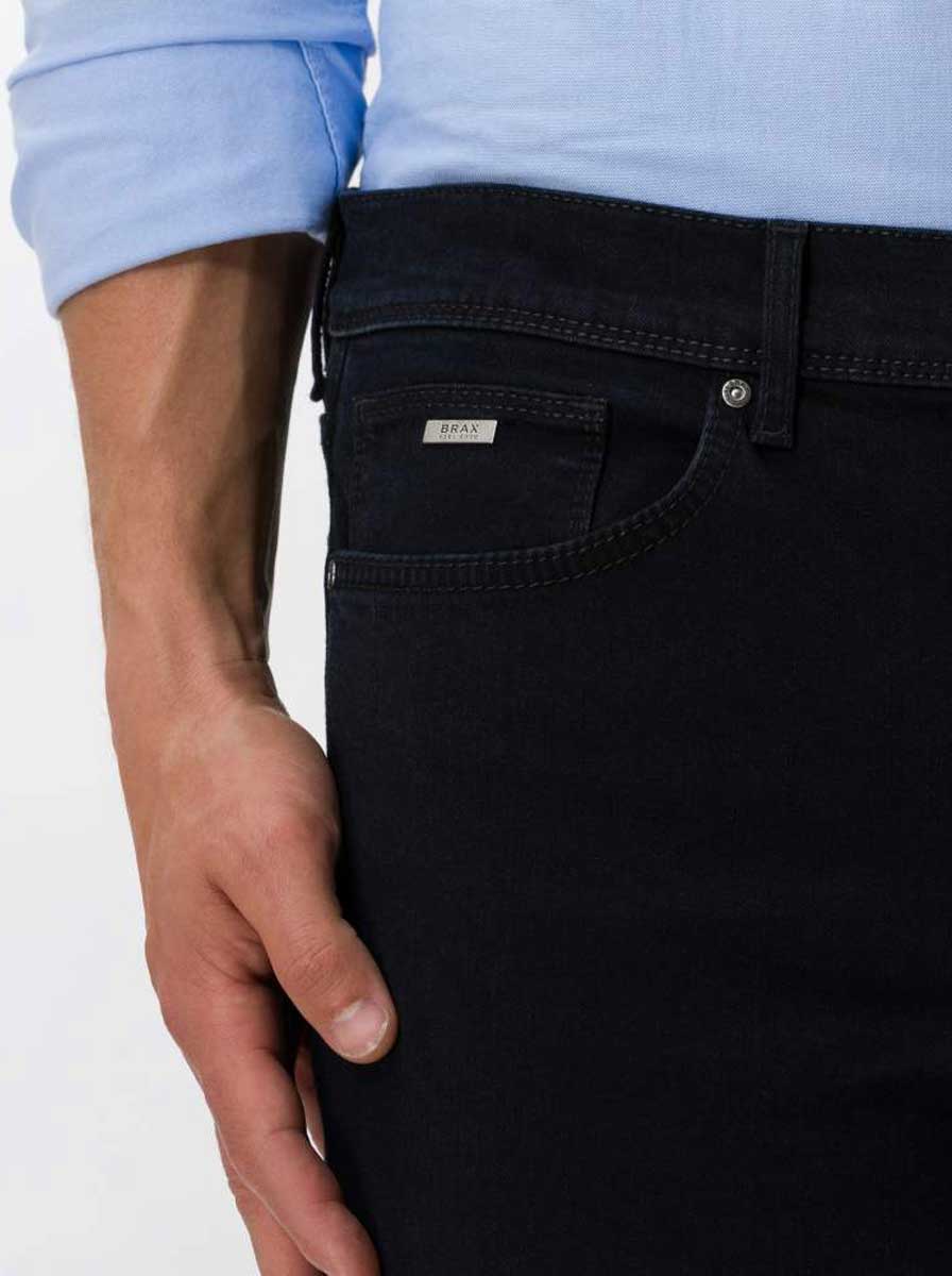 Brax Jeans Brax - Cadiz Masterpiece: Straight Leg Blue Black Jeans