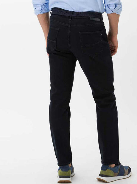 Brax Jeans Brax - Cadiz Masterpiece: Straight Leg Blue Black Jeans