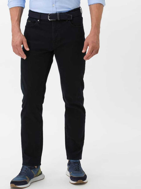 Brax Jeans Brax - Cadiz Masterpiece: Straight Leg Blue Black Jeans