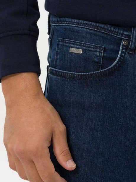 Brax Jeans Brax - Cadiz Masterpiece: Straight Leg Dark Blue Jeans