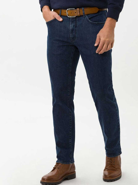 Brax Jeans Brax - Cadiz Masterpiece: Straight Leg Dark Blue Jeans