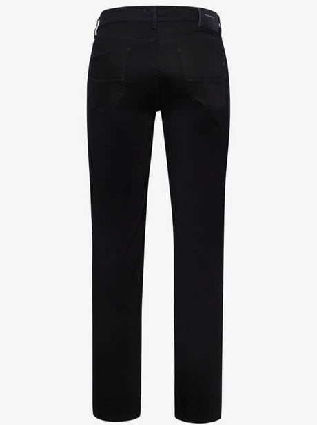 Brax Jeans Brax - Cadiz Masterpiece: Straight Leg Perma Black Jeans