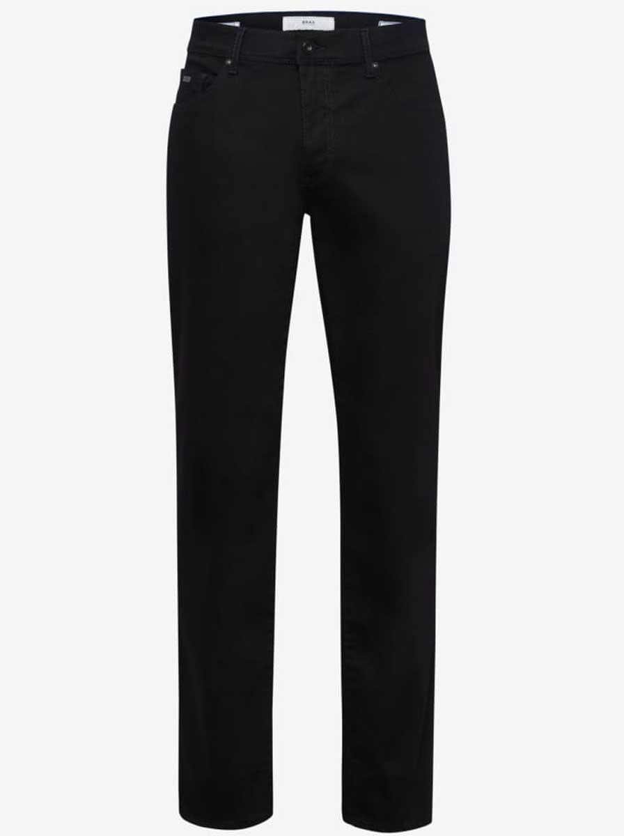 Brax Jeans Brax - Cadiz Masterpiece: Straight Leg Perma Black Jeans