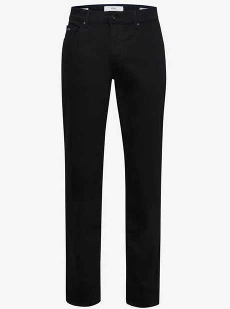 Brax Jeans Brax - Cadiz Masterpiece: Straight Leg Perma Black Jeans