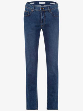 Brax Jeans Brax - Cadiz Masterpiece: Straight Leg Regular Blue Used Jeans