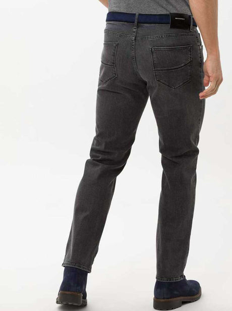 Brax Jeans Brax - Cadiz Masterpiece: Straight Leg Used Grey Jeans