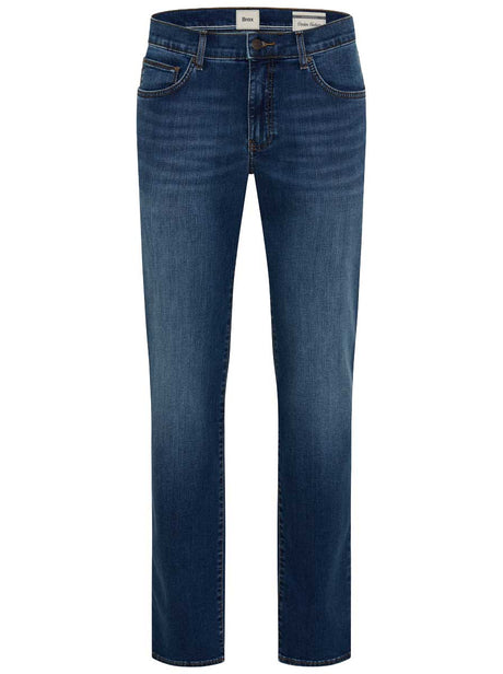 Brax Jeans Brax - Cadiz: Straight Leg Navy Denim 5 Pocket Jean