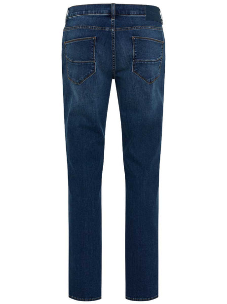 Brax Jeans Brax - Cadiz: Straight Leg Navy Denim 5 Pocket Jean