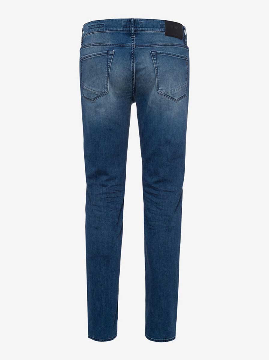 Brax Jeans Brax - Chuck Hi-Flex Denim: Tapered Leg Vintage Blue Jeans