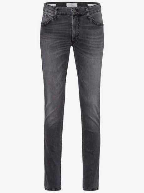 Brax Jeans Brax - Chuck Hi-Flex: Tapered Leg Grey Denim Jeans
