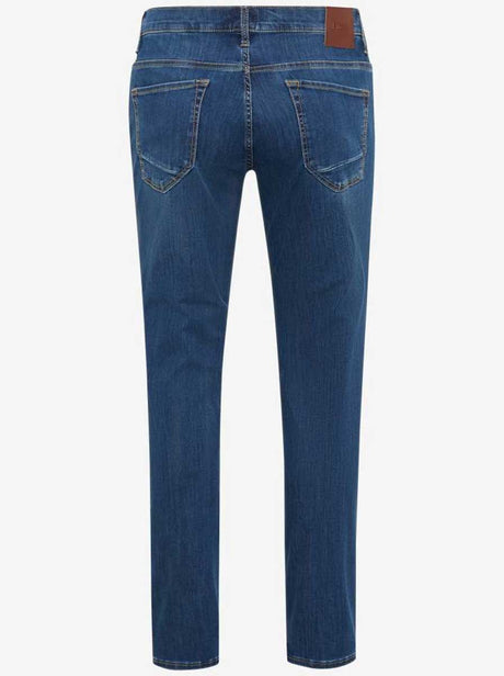 Brax Jeans Brax - Chuck Hi-Flextreme: Tapered Leg Dark Regular Used Denim Jeans