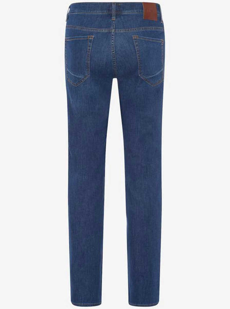 Brax Jeans Brax - Jeans - Chuck Hi-Flex: Tapered Leg Regular Blue Denim 5 Pocket