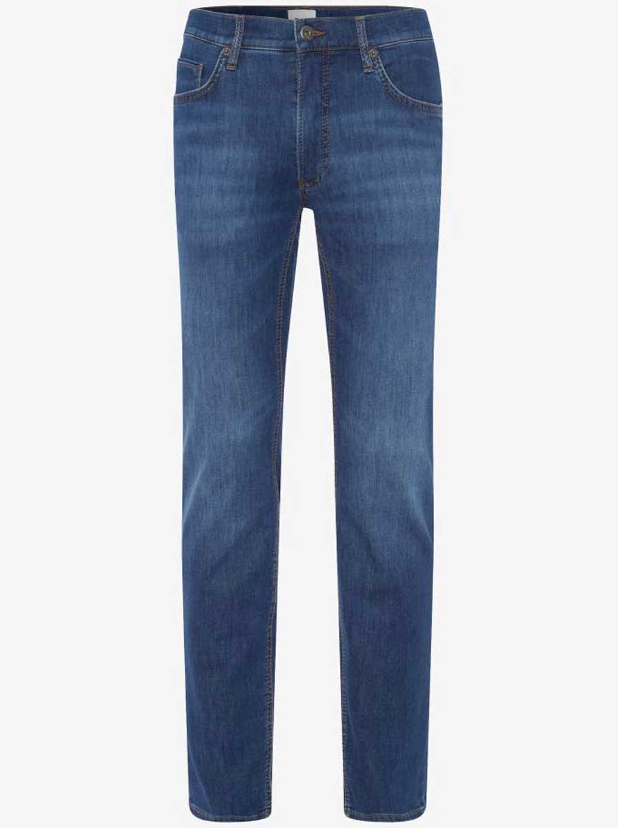 Brax Jeans Brax - Jeans - Chuck Hi-Flex: Tapered Leg Regular Blue Denim 5 Pocket