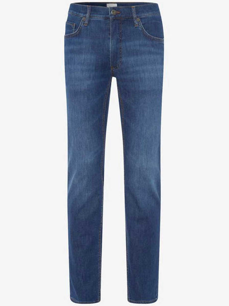 Brax Jeans Brax - Jeans - Chuck Hi-Flex: Tapered Leg Regular Blue Denim 5 Pocket