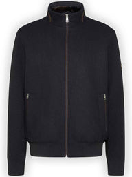 Bugatti Coats Bugatti - Melton Blouson w/ Knitted Sleeves