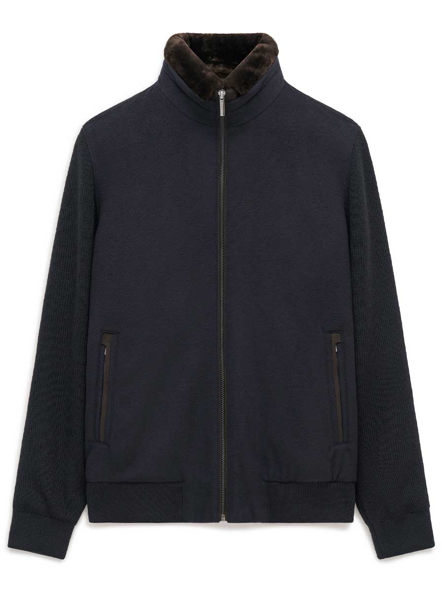Bugatti Hybrid Bugatti - Melton Navy Hybrid Blouson