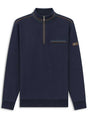 Bugatti Knitwear & Jumpers Bugatti -  1/4 Zip Navy Sweatshirt