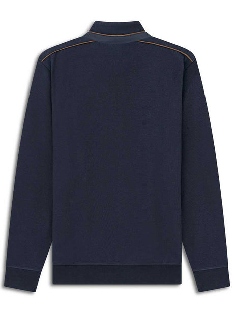 Bugatti Knitwear & Jumpers Bugatti -  1/4 Zip Navy Sweatshirt