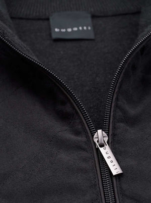 Bugatti Knitwear & Jumpers Bugatti - Full Zip Cardigan w/ Quilted Front