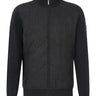 Bugatti Knitwear & Jumpers Bugatti - Full Zip Cardigan w/ Quilted Front