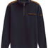 Bugatti Knitwear & Jumpers Bugatti - Sweatshirt - 1/4 Zip w/ Alcantara Trim