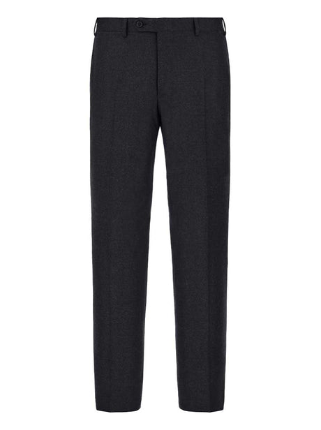 Canali Chinos/Trousers Canali - Anthracite Flannel Trousers