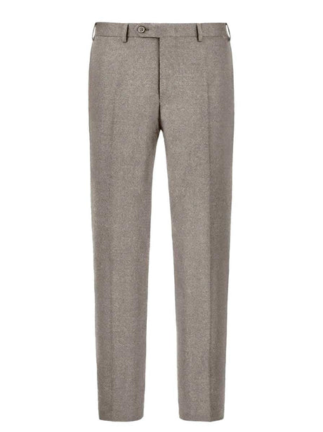 Canali Chinos/Trousers Canali - Beige Flannel Trousers