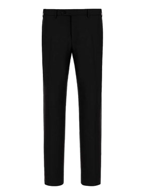 Canali Chinos/Trousers Canali - Black Wool Trousers