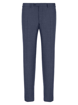 Canali Chinos/Trousers Canali - Blue/Grey Wool Trousers